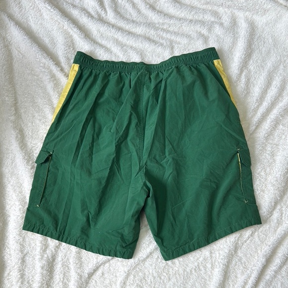 Daniel Cremieux Green and Yellow Board Shorts Quick-Dry - Picture 4 of 5